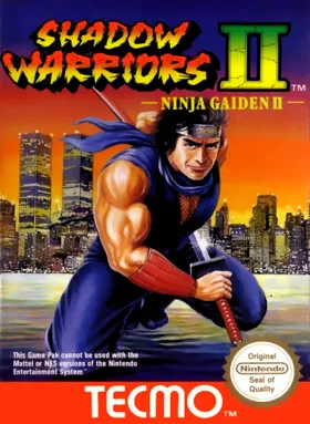 Shadow Warriors II - Ninja Gaiden II (Europe) box cover front